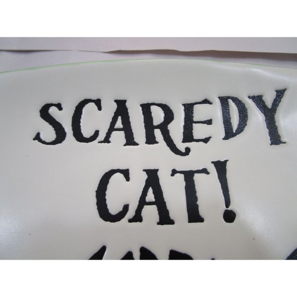 Sacrdy Cat Square Plate by Eli and Ana Handmade Ceramics 2018 GUC - Picture 6 of 12